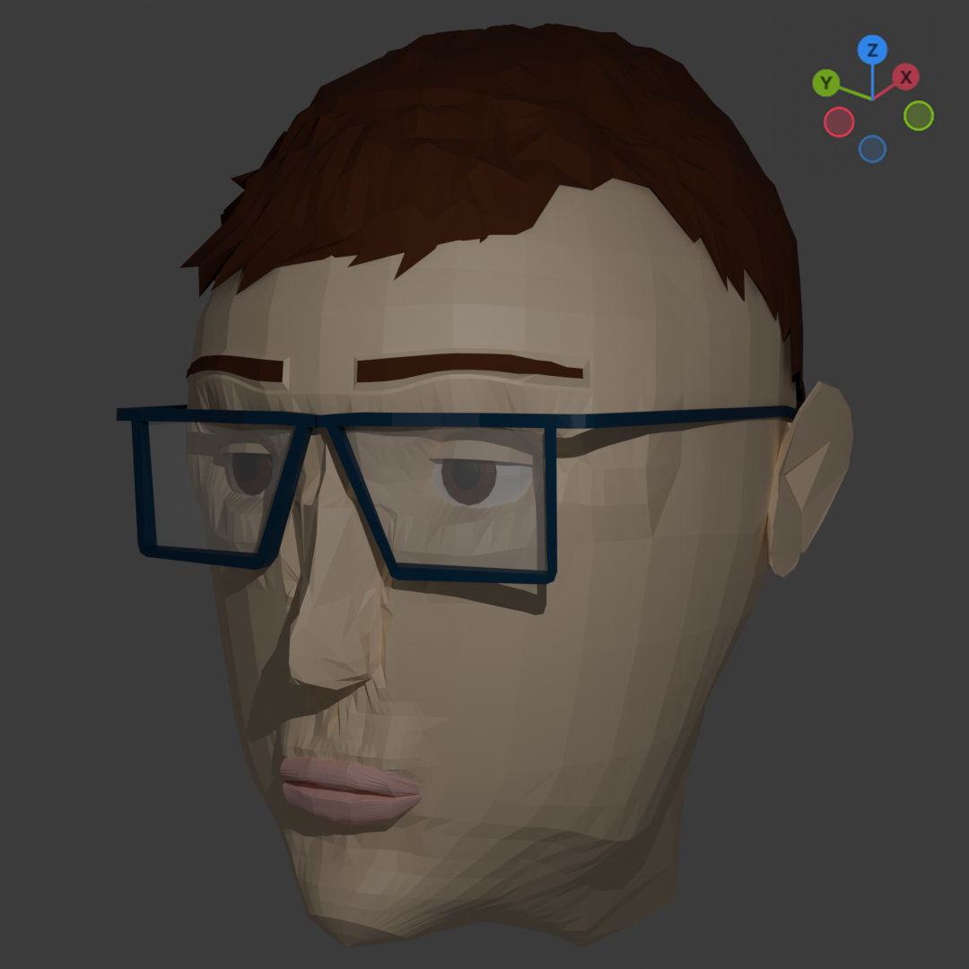 3D model tváře